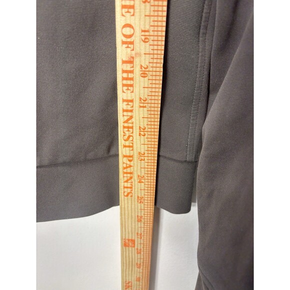 Lululemon Men Sojourn Jacket Hoodie Full Zip Sweater Run Yoga Charcoal Gray Sz M - Picture 11 of 16